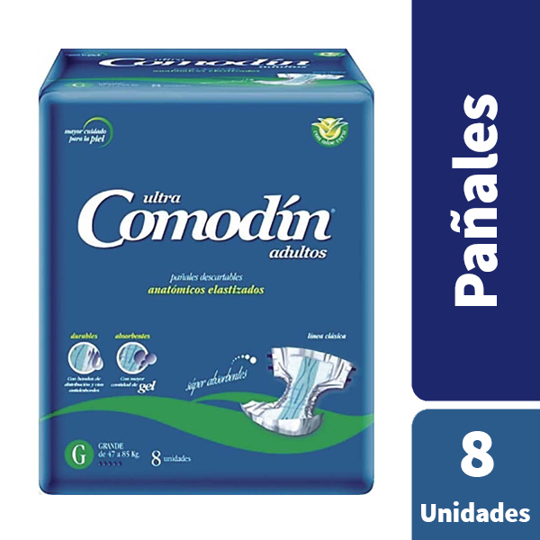 PAÑAL COMODIN ADULTOS GRANDE X8